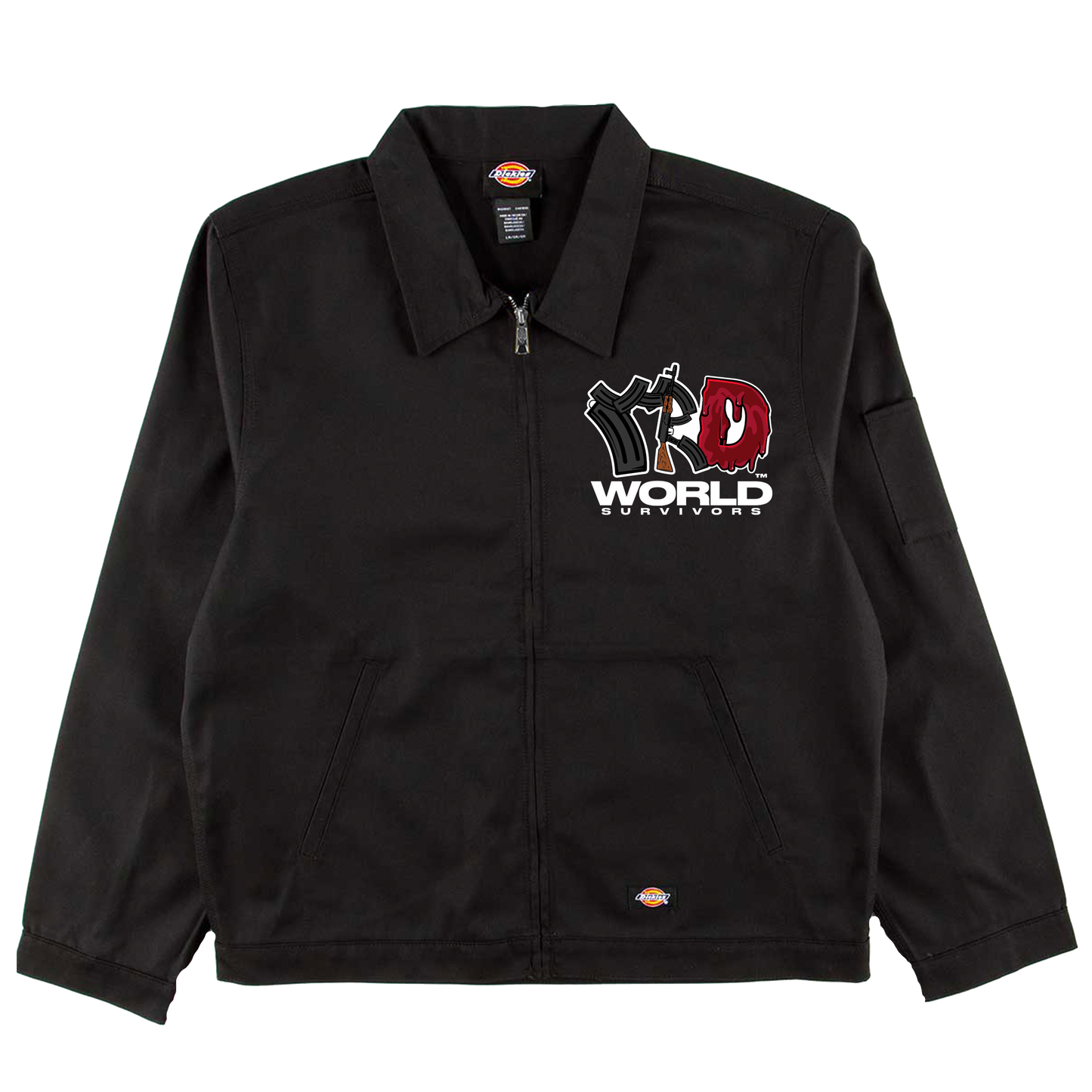 BLACK "3RD WORLD" DICKIES JACKET
