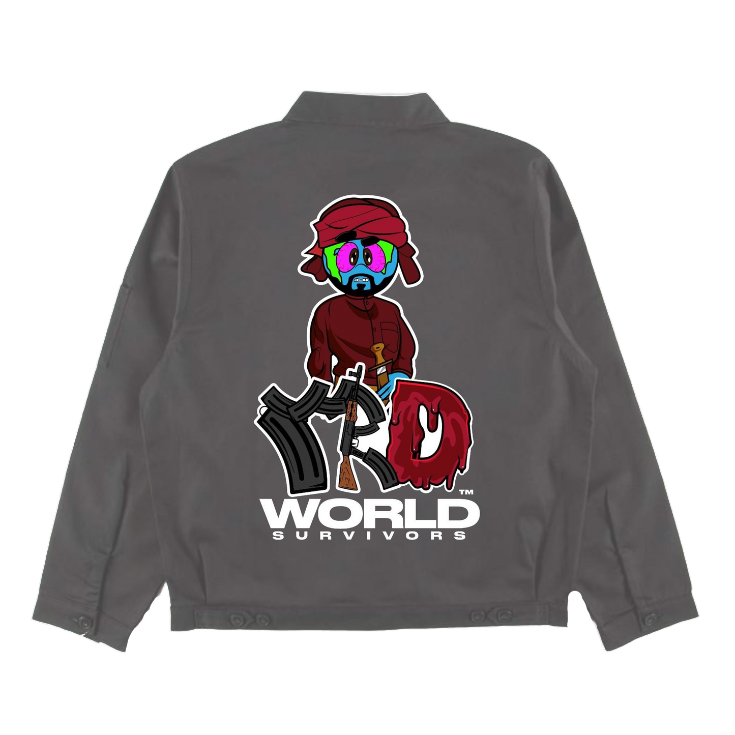 GREY "3RD WORLD" DICKIES JACKET