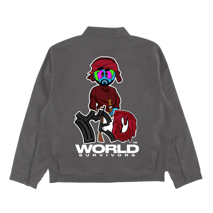 GREY "3RD WORLD" DICKIES JACKET